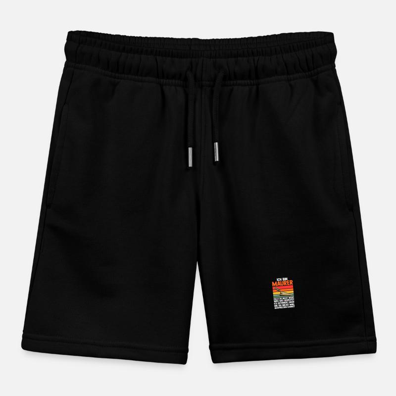 Maître maçon Compagnon maçon Short de jogging enfant bio Stanley/Stella