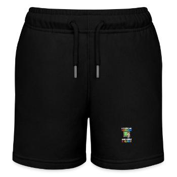 Enseignant Première Primaire Inscription Écolier - Short de jogging enfant bio Stanley/Stella - noir - Devant