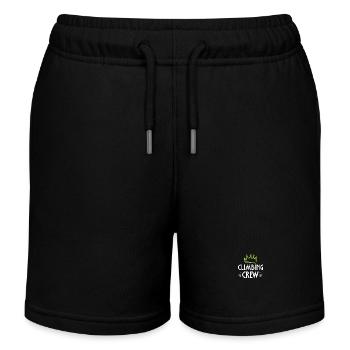 Climbing Crew - Kinder Organic Joggingshorts Mini Bolter von Stanley/Stella - Schwarz - Vorne