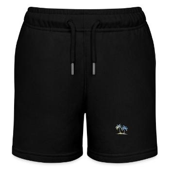 Île Palm - Short de jogging enfant bio Stanley/Stella - noir - Devant