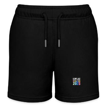 Kita Farewell First Grade School Enrollment 2025 - Kids Organic Sweat Shorts by Stanley/Stella - black - Front