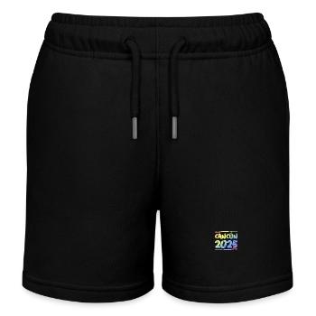 Cancun 2025 Bunt - Kinder Organic Joggingshorts Mini Bolter von Stanley/Stella - Schwarz - Vorne