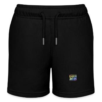 Floride 2025 Coloré - Short de jogging enfant bio Stanley/Stella - noir - Devant