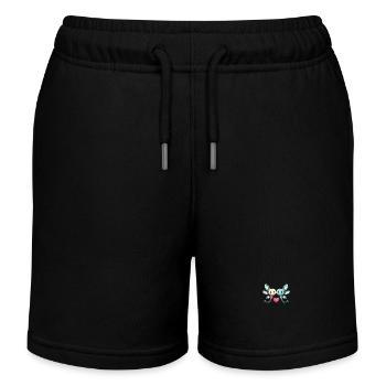 Libelle Paar Liebe Valentinstag - Kinder Organic Joggingshorts Mini Bolter von Stanley/Stella - Schwarz - Vorne