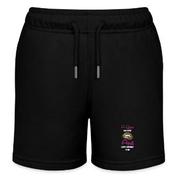 Sternzeichen Widder - Kinder Organic Joggingshorts Mini Bolter von Stanley/Stella - Schwarz - Vorne