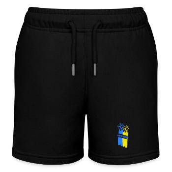 Sieg der Ukraine - Kinder Organic Joggingshorts Mini Bolter von Stanley/Stella - Schwarz - Vorne