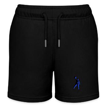 Volleyball Player Icon - Kids Organic Sweat Shorts by Stanley/Stella - black - Front