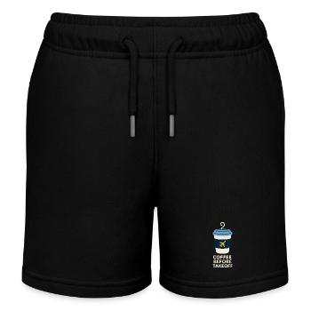 Flugbegleiter Kabinencrew Leben Luftfahrt - Kinder Organic Joggingshorts Mini Bolter von Stanley/Stella - Schwarz - Vorne