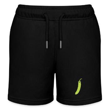 haricot vert - Short de jogging enfant bio Stanley/Stella - noir - Devant