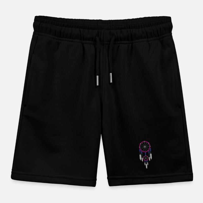 Lila-blauer Traumfänger Kinder Organic Joggingshorts Mini Bolter von Stanley/Stella