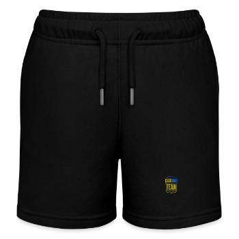 Climbing Crew - Kinder Organic Joggingshorts Mini Bolter von Stanley/Stella - Schwarz - Vorne