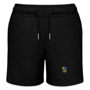 Diving Crew - Kinder Organic Joggingshorts Mini Bolter von Stanley/Stella - Schwarz - Vorne