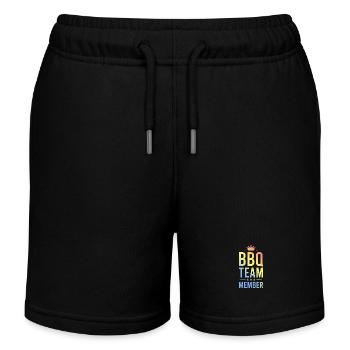 Bbq Team Bunt - Kinder Organic Joggingshorts Mini Bolter von Stanley/Stella - Schwarz - Vorne