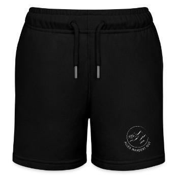 Montagne / Tout va bien - Short de jogging enfant bio Stanley/Stella - noir - Devant