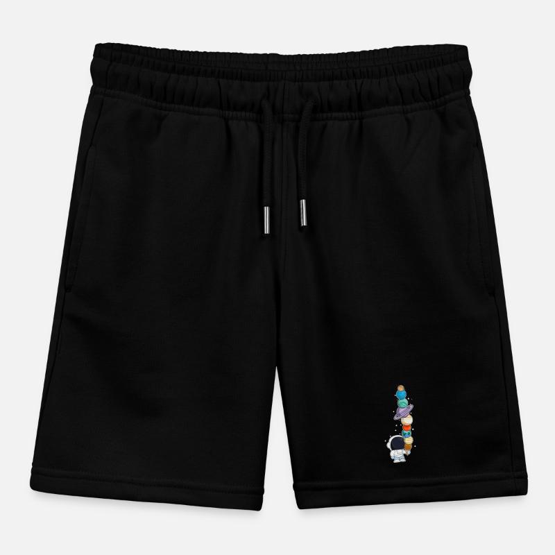 Astronaut mit Eis Kinder Organic Joggingshorts Mini Bolter von Stanley/Stella
