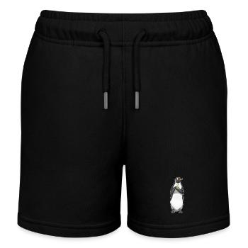 Banane Pingouin - Short de jogging enfant bio Stanley/Stella - noir - Devant
