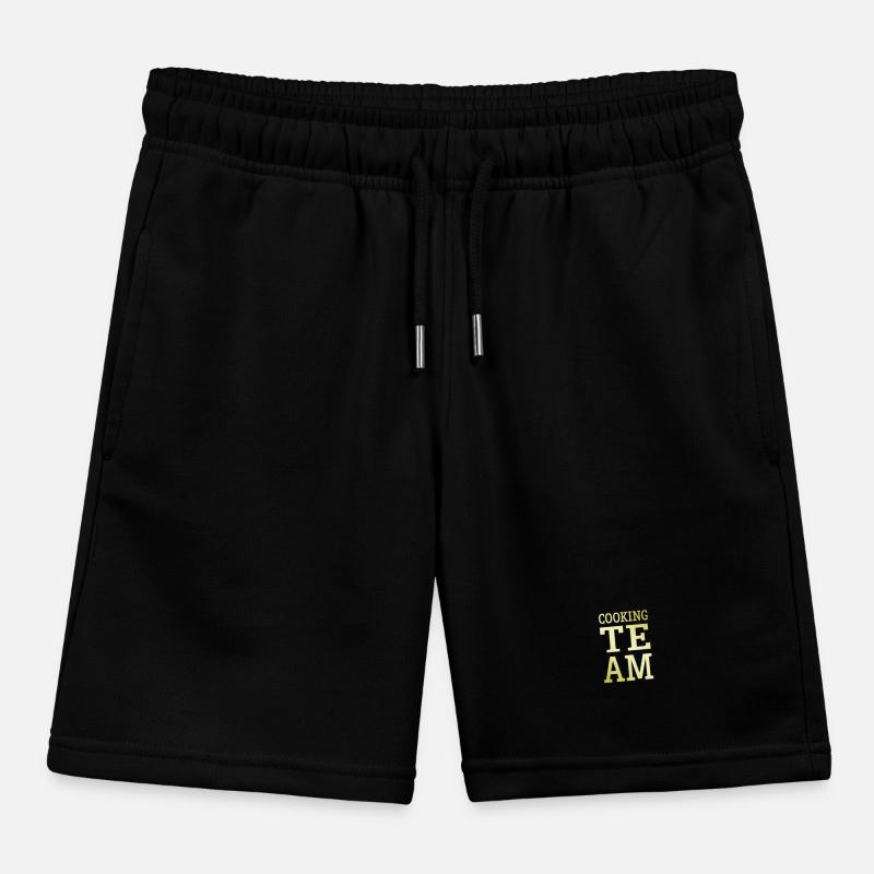 Cooking Team Kids Organic Sweat Shorts by Stanley/Stella