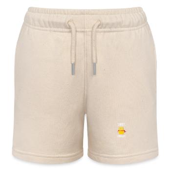 Holger - Short de jogging enfant bio Stanley/Stella - écru doux - Devant