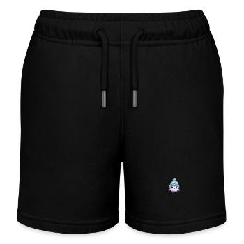 Cold Winter Virus Comic - Kids Organic Sweat Shorts by Stanley/Stella - black - Front