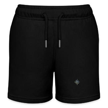 Kompass Symbol - Kinder Organic Joggingshorts Mini Bolter von Stanley/Stella - Schwarz - Vorne