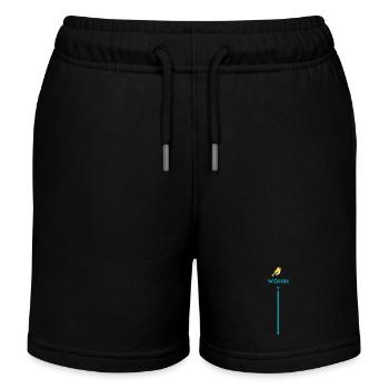 Wohin? Wo Vogel auf Pfosten Techno Fliegen Rave - Kinder Organic Joggingshorts Mini Bolter von Stanley/Stella - Schwarz - Vorne