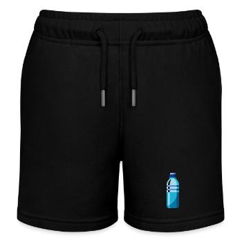 water bottle - Kids Organic Sweat Shorts by Stanley/Stella - black - Front