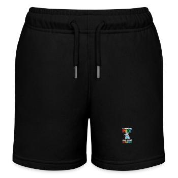 Pilot Erste Klasse Einschulung Schulkind - Kinder Organic Joggingshorts Mini Bolter von Stanley/Stella - Schwarz - Vorne