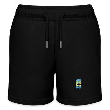 Kita Farewell First Grade School Enrollment 2025 - Kids Organic Sweat Shorts by Stanley/Stella - black - Front