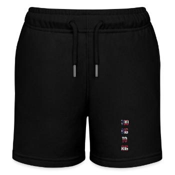 TOO BIG TO RIG 2024 - Kinder Organic Joggingshorts Mini Bolter von Stanley/Stella - Schwarz - Vorne