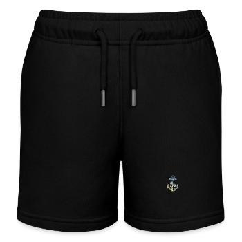 Ancre - Short de jogging enfant bio Stanley/Stella - noir - Devant