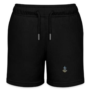 Port d’ancrage - Short de jogging enfant bio Stanley/Stella - noir - Devant