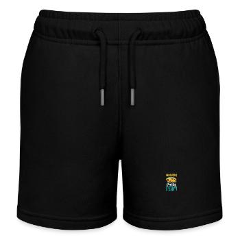Indonesia Party Team - Kinder Organic Joggingshorts Mini Bolter von Stanley/Stella - Schwarz - Vorne