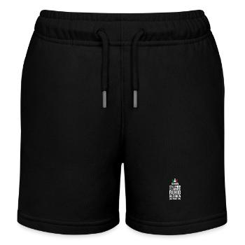 Italien Italiener Vaffanculo - Kinder Organic Joggingshorts Mini Bolter von Stanley/Stella - Schwarz - Vorne