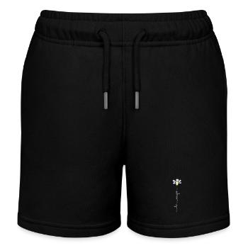 bee unique! - Kinder Organic Joggingshorts Mini Bolter von Stanley/Stella - Schwarz - Vorne
