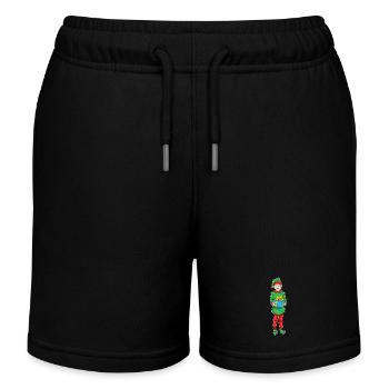 Elf Weihnachten Paket - Kinder Organic Joggingshorts Mini Bolter von Stanley/Stella - Schwarz - Vorne