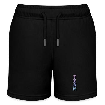 Team - Kinder Organic Joggingshorts Mini Bolter von Stanley/Stella - Schwarz - Vorne