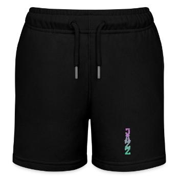 Jazz rétro - Short de jogging enfant bio Stanley/Stella - noir - Devant