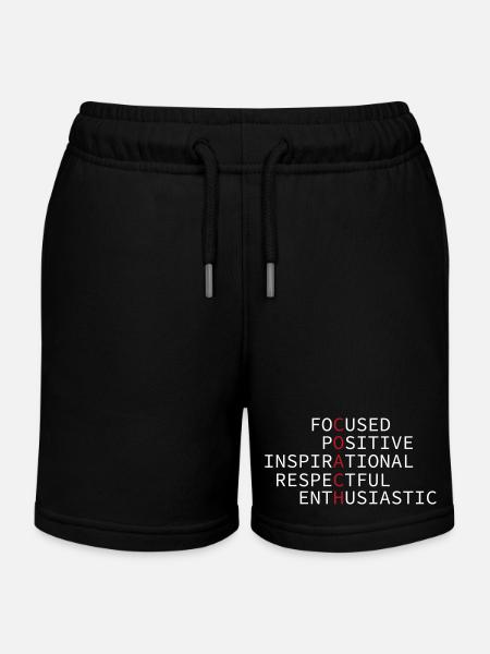 Coach - Kinder Organic Joggingshorts Mini Bolter von Stanley/Stella - Schwarz