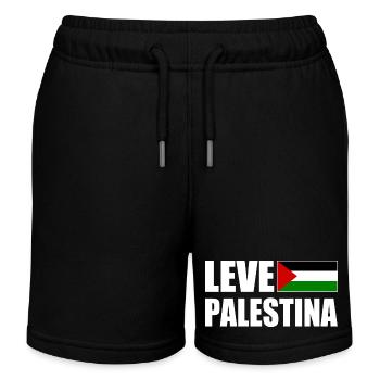 Leve palestina - Kinder Organic Joggingshorts Mini Bolter von Stanley/Stella - Schwarz - Vorne