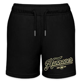 Hannover - Kinder Organic Joggingshorts Mini Bolter von Stanley/Stella - Schwarz - Vorne
