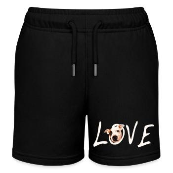 Staffordshire Love - Kids Organic Sweat Shorts by Stanley/Stella - black - Front