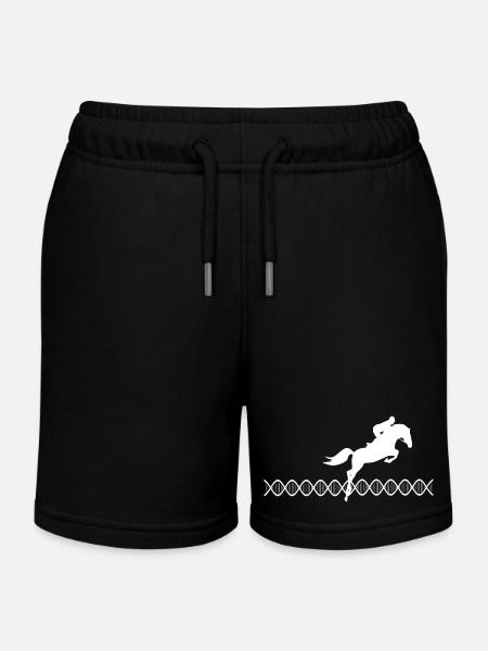 DNA Springreiten - Kinder Organic Joggingshorts Mini Bolter von Stanley/Stella - Schwarz