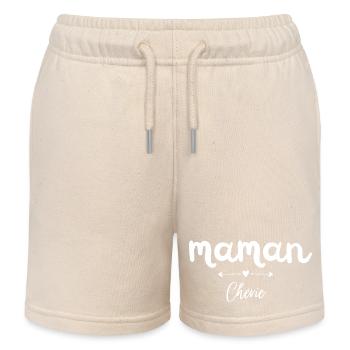 Mama Liebling - Kinder Organic Joggingshorts Mini Bolter von Stanley/Stella - Natur - Vorne