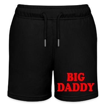 Big daddy - Kinder Organic Joggingshorts Mini Bolter von Stanley/Stella - Schwarz - Vorne