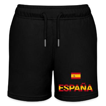 ESPAÑA - Kids Organic Sweat Shorts by Stanley/Stella - black - Front