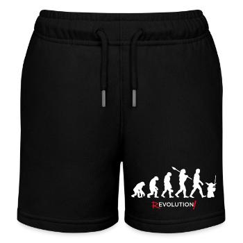 Revolution - Evolution Man Fun Twist 19 - Kinder Organic Joggingshorts Mini Bolter von Stanley/Stella - Schwarz - Vorne