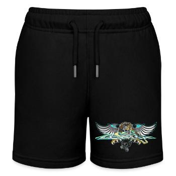 Loewe - Short de jogging enfant bio Stanley/Stella - noir - Devant