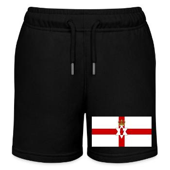 Northern Ireland - Kids Organic Sweat Shorts by Stanley/Stella - black - Front