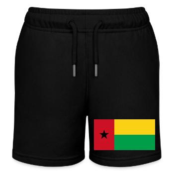 Guinée-Bissau - Short de jogging enfant bio Stanley/Stella - noir - Devant