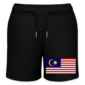 Malaysia - Kids Organic Sweat Shorts by Stanley/Stella - black - Front